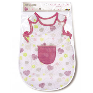Smoby noční oblečení pro panenku Baby Nurse 024396 bílo-růžové