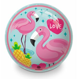 Gumový pohádkový míč Flamingo Mondo 14 cm