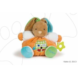 Kaloo plyšový králíček Colors-Chubby Rabbit Owl s chrastítkem 963253