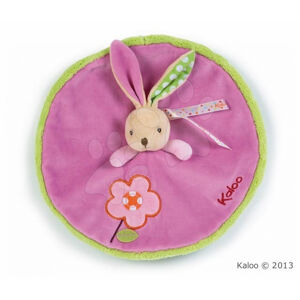 Kaloo plyšový králíček Colors-Round Doudou Rabbit Flower 963261 růžový