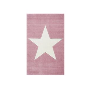 Livone Dětský koberec - Hollywood Star barva: růžová x bílá, Velikost: 160 x 230