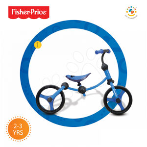 smarTrike dětské odrážedlo Fisher-Price Running Bike 2v1 1050033 modro-černé