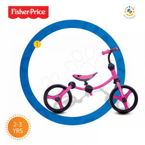 smarTrike dětské odrážedlo Fisher-Price Running Bike 2v1 1050233 růžovo-černé