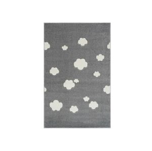 Livone Dětský koberec - Malý Mráček barva: stříbrnošedá-bílá, rozměr: 160 x 230 cm