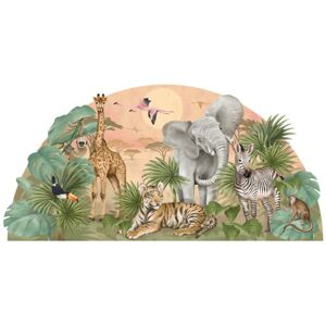 Pastelowe Love Nálepka na zeď - safari - Toulání divočinou