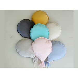 ELIS DESIGN Dekorační polštářek na zeď - balónek barva: světle šedá