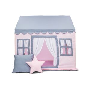 ELIS DESIGN Set - Hrací domeček pro děti Cukrová vata s matrací - luxury