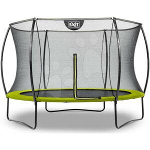 Trampolína s ochrannou sítí Silhouette trampoline Exit Toys kulatá průměr 305 cm zelená