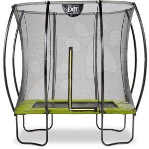 Trampolína s ochrannou sítí Silhouette trampoline Exit Toys 153*214 cm zelená