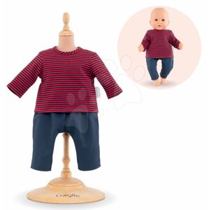 Oblečení Striped T-shirt & Pants Mon Grand Poupon Corolle pro 36cm panenku od 24 měsíců