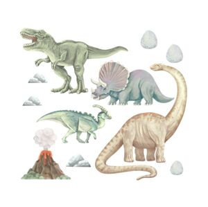 Pastelowe Love Nálepka na zeď - Dinosauři I