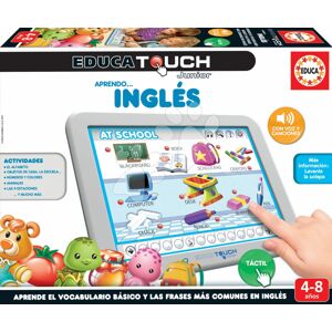 Tablet elektronický Junior English Educa Učíme sa anglické slovíčka v španielčine od 4 rokov EDU15438