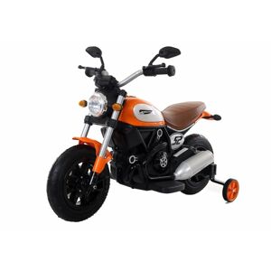 mamido Dětská elektrická motorka QK307 oranžová