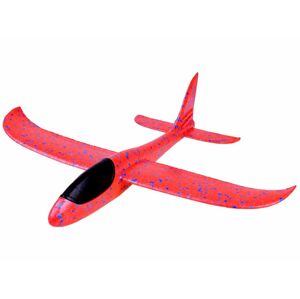 mamido Polystyrénové házecí letadlo 47 cm červené