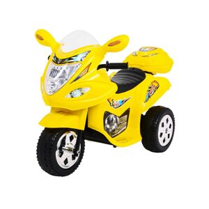 mamido Dětská elektrická motorka skútr žlutý