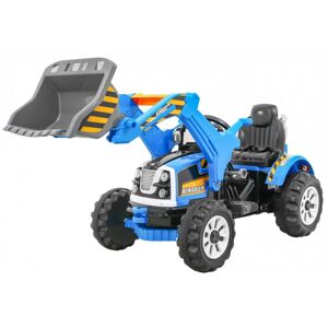 mamido Dětský elektrický traktor modrý