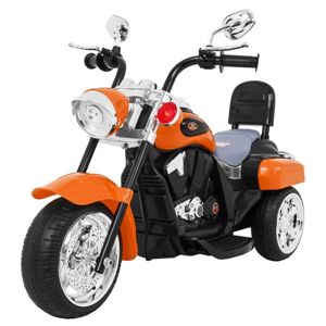 mamido Dětská elektrická motorka Chopper oranžová