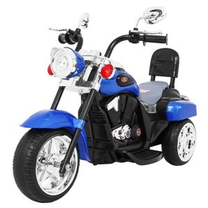 mamido Dětská elektrická motorka Chopper modrá