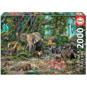 Educa Puzzle African Jungle 2000 dílků 16013 barevné