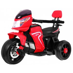 mamido Dětská elektrická motorka 3v1 červená