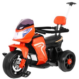 mamido Dětská elektrická motorka 3v1 oranžová