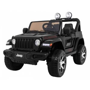 mamido Elektrické autíčko Jeep Wrangler Rubicon 4x4 černé