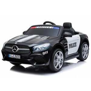 mamido Dětské elektrické autíčko Mercedes SL500 policie černé