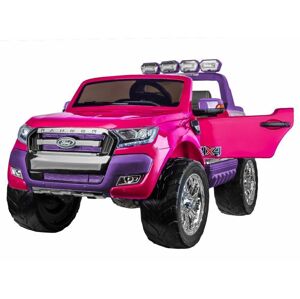 mamido Dětské elektrické autíčko Ford Ranger Wildtrak 4x4 dvoumístné růžové