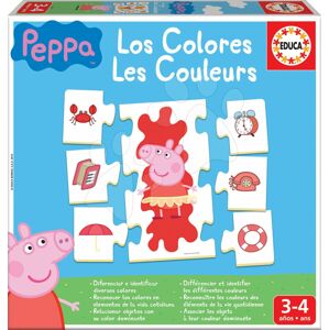 Naučná hra Učíme se Barvy Peppa Pig Educa s obrázky a barvami 42 dílů