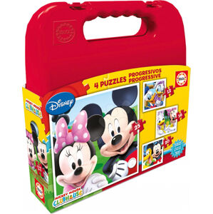 Dětské puzzle Mickey Mouse Educa progresivní 25-20-16-12 dílů 16505