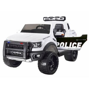 mamido Dětské elektrické autíčko Ford Ranger Raptor Policejní 4x4 bílé
