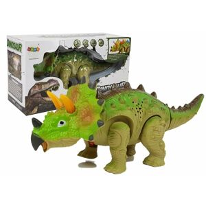 mamido Dinosaurus Triceratops na baterie zelený