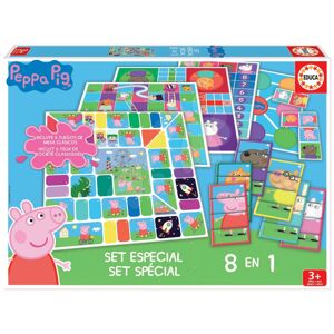 Educa dětské společenské hry Peppa Pig 8v1 Special set anglicky 16791