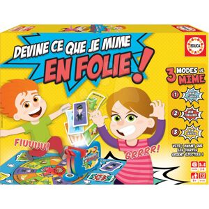 Společenská hra Devine Ce Que Je Mime En Folie! Educa francouzsky, pro 2–6 hráčů od 6 let
