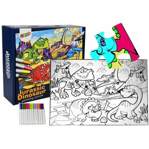 mamido Puzzle k vybarvení dinosauři