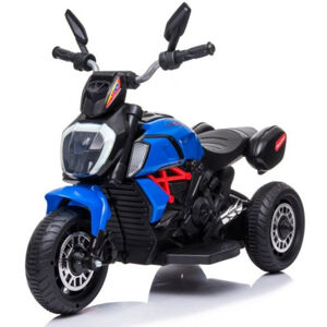 mamido Dětská elektrická motorka Fast Tourist modrá