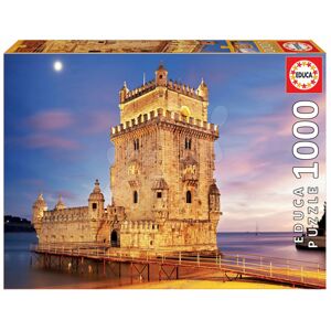 Educa puzzle Belem Tower, Lisbon 1000 dílků a fix lepidlo 17195