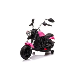 mamido Dětská elektrická motorka Chopper V-Max růžová