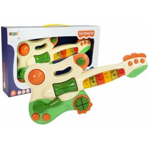 mamido Dětská interaktivní kytara zelená