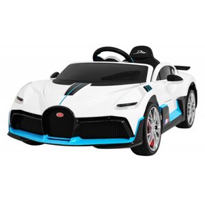 mamido Dětské elektrické autíčko Bugatti Divo bílé
