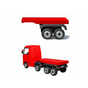 mamido Přívěs pro dětský elektrický kamion Mercedes Actros červený