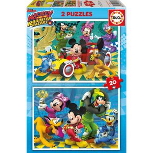 Educa dětské puzzle Mickey Roadster Racers 2x20 dílů 17631