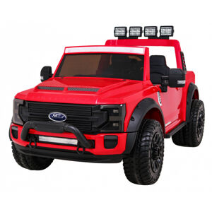 mamido Elektrické autíčko Ford Super Duty 4x4 červené