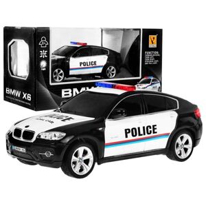 mamido Policejní autíčko na dálkové ovládání R/C BMW X6 1:24