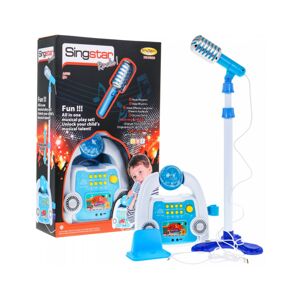 mamido Dětské karaoke s mikrofonem modré