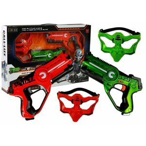 mamido Dětské laserové pistole s maskami