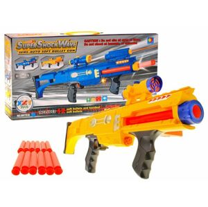 mamido Dětská pistole s pěnovými náboji MP18 žlutá