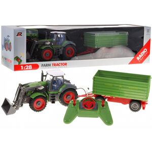 mamido Traktor s vlečkou na dálkové ovládání R/C zelený