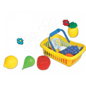 Dohány košík s ovocem a potravinami pro děti 714 žlutý