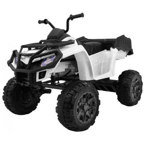 mamido Dětská elektrická čtyřkolka ATV XL bílá